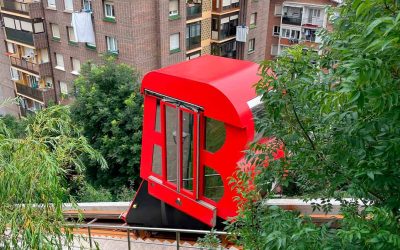 Confort térmico y visual en ascensor inclinado en Bilbao